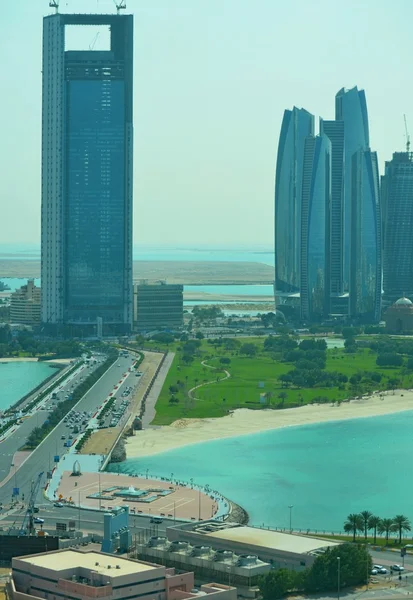 Abu Dhabi, Förenade Arabemiraten Stockbild