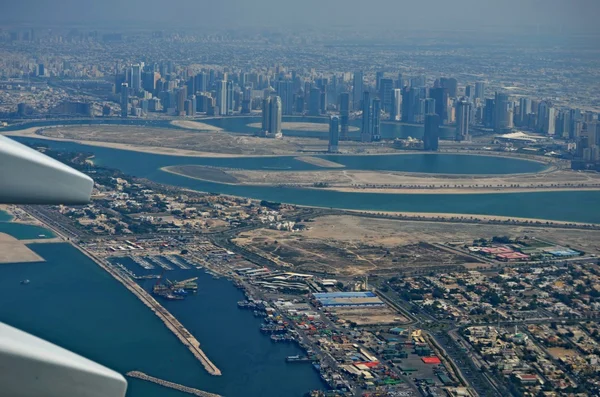 Imagem panorâmica da cidade de Dubai — Fotografia de Stock