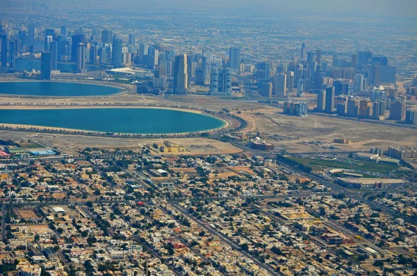 Imagem panorâmica da cidade de Dubai — Fotografia de Stock