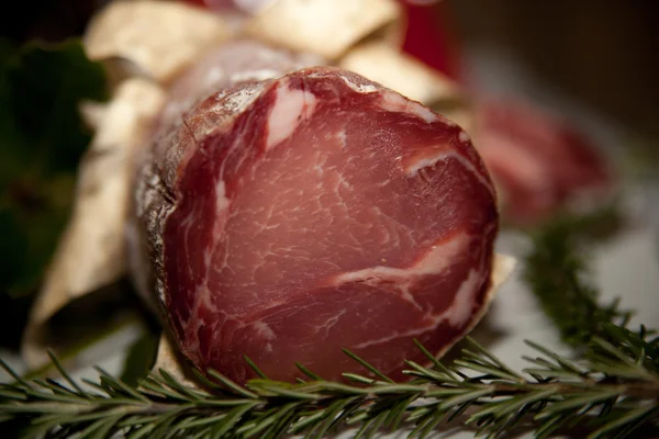 Ham at a stretch — Stock Photo, Image