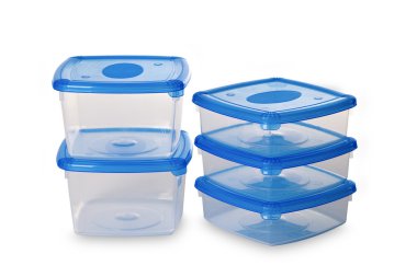 Plastic container for Food clipart