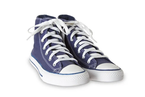 Sapatos desportivos azuis — Fotografia de Stock