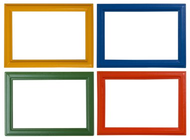 Modern picture frames clipart