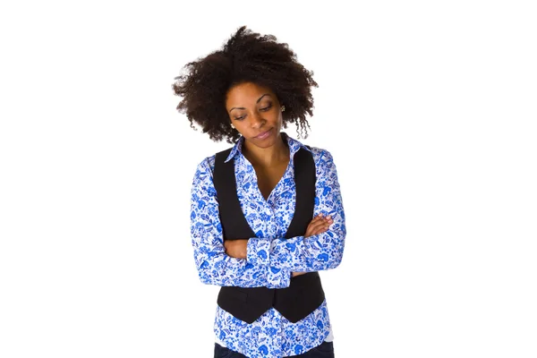 Sad young african american — Stock Photo, Image