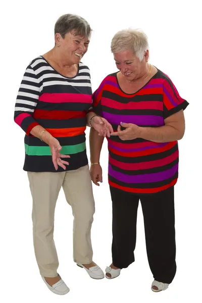 Two female seniors — Stock Photo, Image