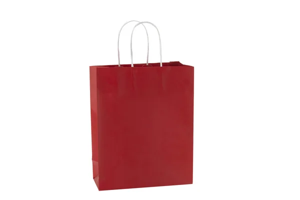 Bolsa de compras roja — Foto de Stock