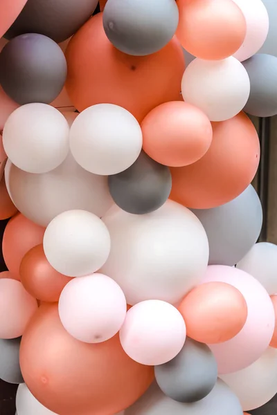 Colorful Ballons Fullframe Front Shop — Stock Photo, Image