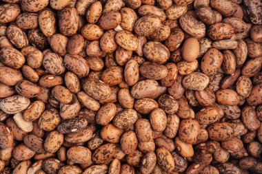 Arkaplan Olarak Tam Çerçeve Yukarıdan Pinto Fasulyeleri