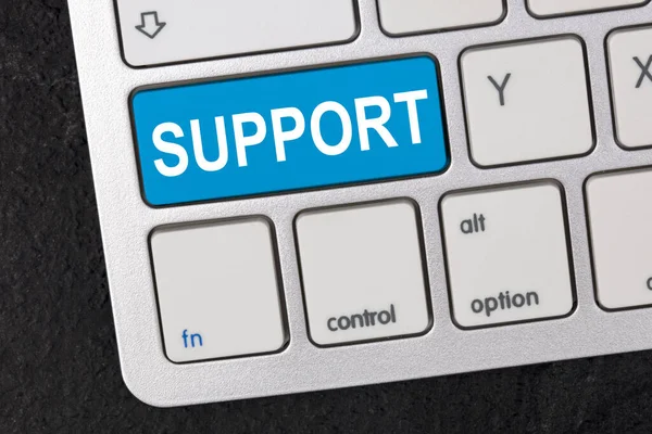 支持支持服务的键盘概念 — 图库照片