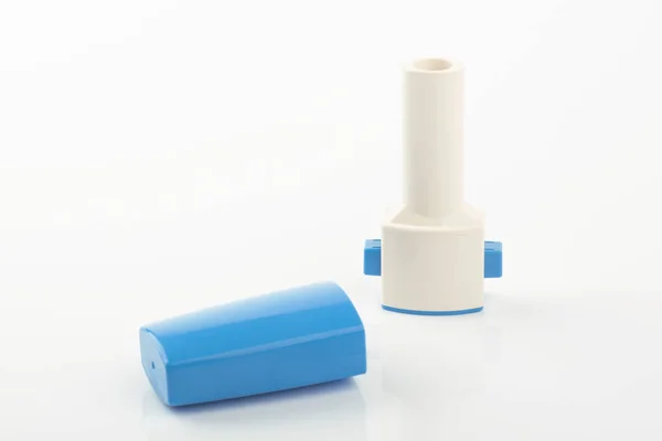 Metered Dose Inhaler Isolated White Background — Stock fotografie