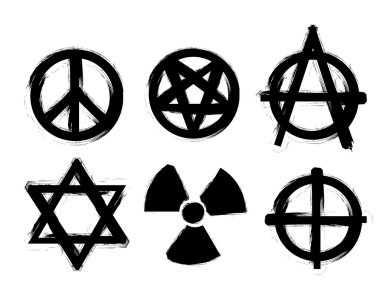 Set of symbols clipart