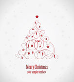 Krásná vánoční stromeček ilustrace