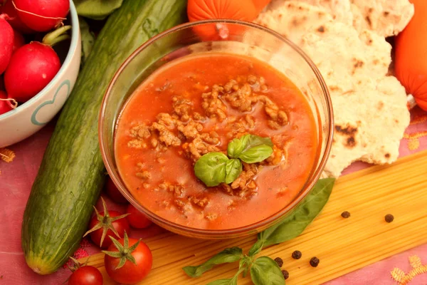 Sauce Bolognaise Dans Bol Images De Stock Libres De Droits