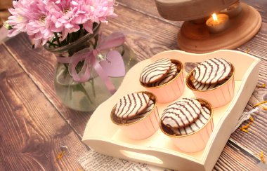 Soft Cookies with jam and chocolate