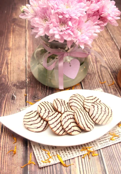 Soft Cookies Jam Chocolate — Stock Fotó