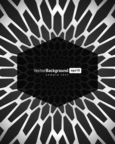 Gril šestihranných vzor vektorové pozadí — Stockový vektor