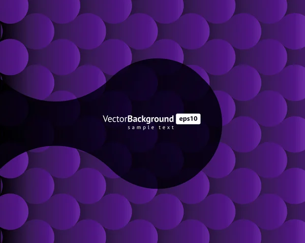 Abstraktní kruhy vzor vektorové pozadí — Stockový vektor