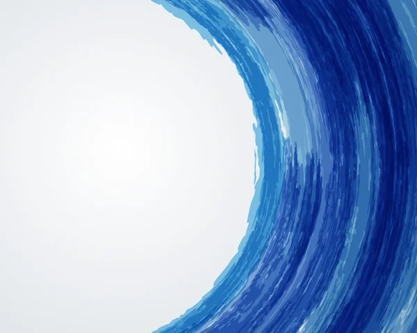 Acuarela azul dibujar vector de fondo eps 10 — Vector de stock