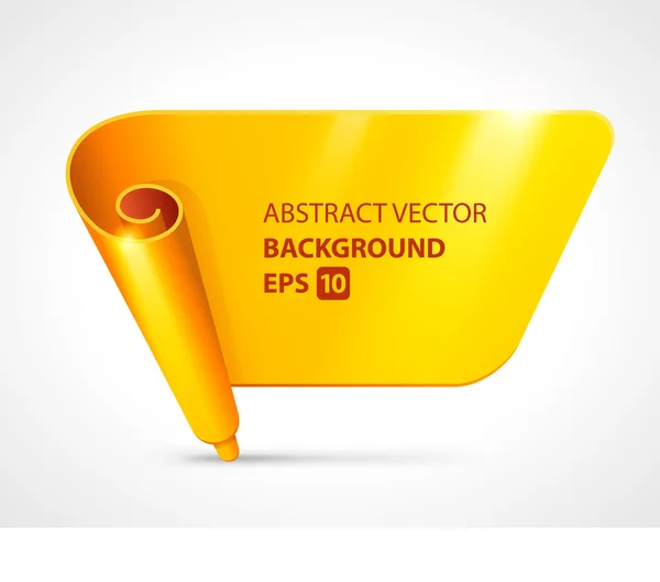 Abstract scroll papier vector achtergrond eps 10 — Stockvector