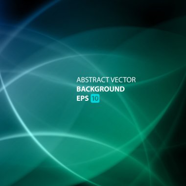 renkli yumuşak büküm hafif çizgiler vektör arka plan. EPS 10.