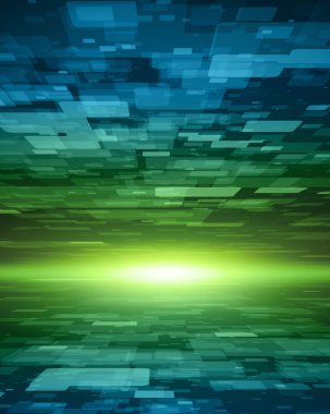 soyut şekiller girdap ve vektör arka plan ışık