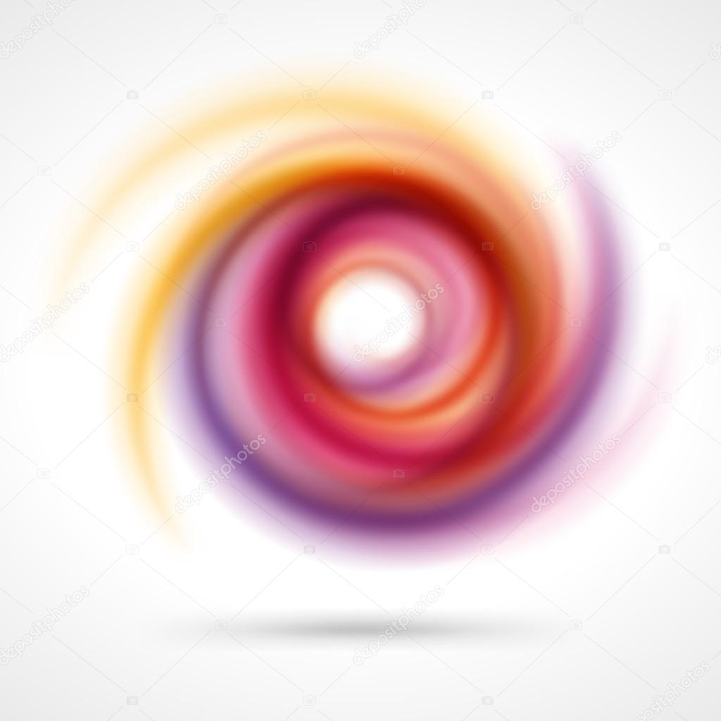 Abstract smooth light circle vector background