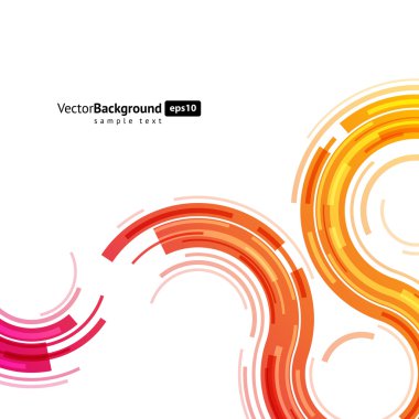 soyut retro teknoloji hatları vektör arka plan