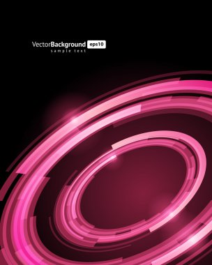 retro tasarlamak teknoloji vektör arka plan daire