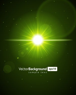 lens flare vektör arka plan