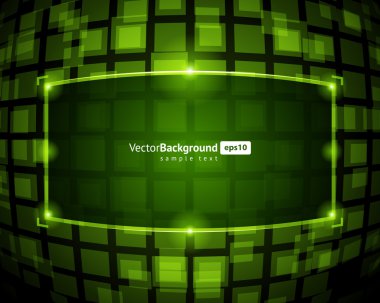 lens flare vektör arka plan ile soyut teknoloji kareler