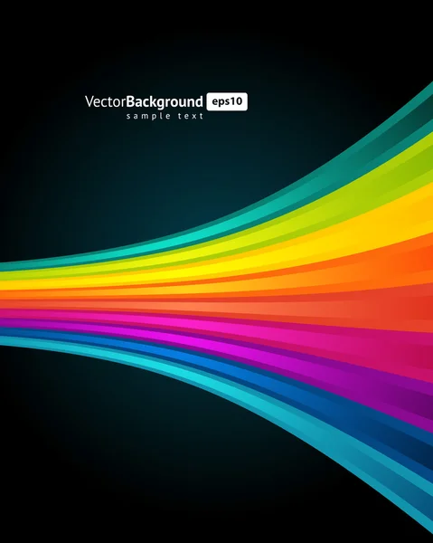 Fondo abstracto del arco iris. Eps 10 — Vector de stock