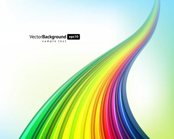 Abstracte kleurrijke lijn vector achtergrond — Stockvector