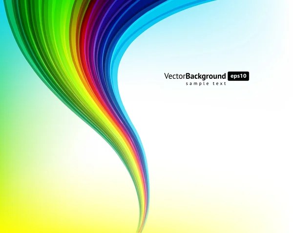 Abstracte regenboog achtergrond — Stockvector