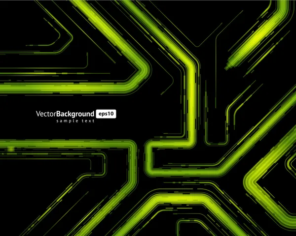Abstract retro technology microchip vector background — Stock Vector