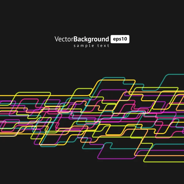 Líneas abstractas vector fondo — Archivo Imágenes Vectoriales