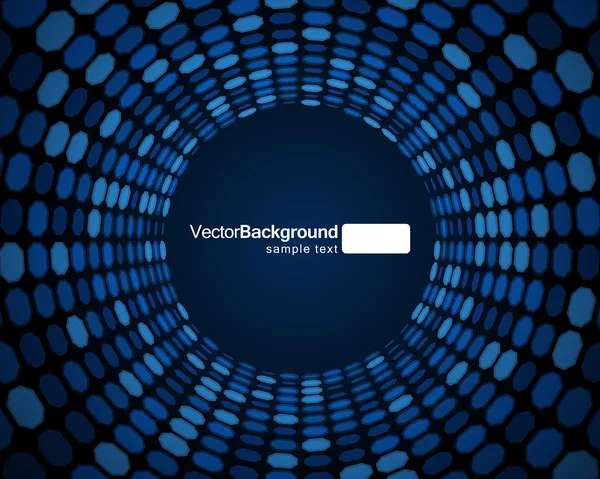 Mozaika tunelu vektorové pozadí — Stockový vektor
