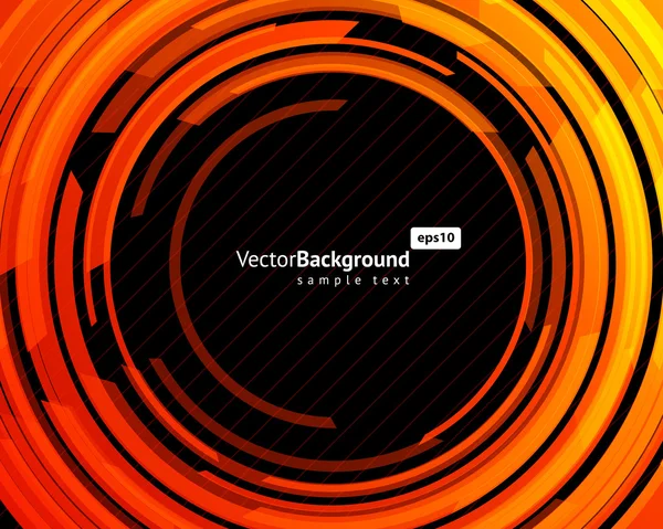 Resumen tecnología círculos vector fondo — Vector de stock