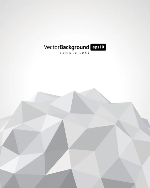 Origami geometrik rock vektör arka plan — Stok Vektör