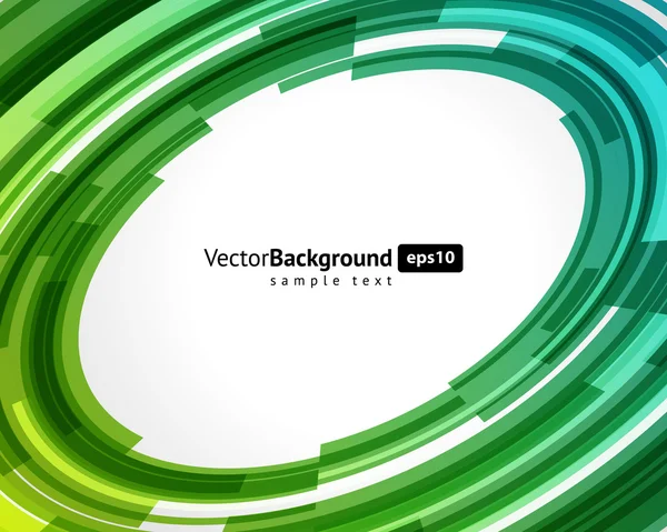 Círculos abstractos de tecnología de color. Vector — Vector de stock