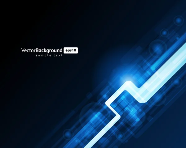 Abstracte technologie lijnen vector achtergrond — Stockvector