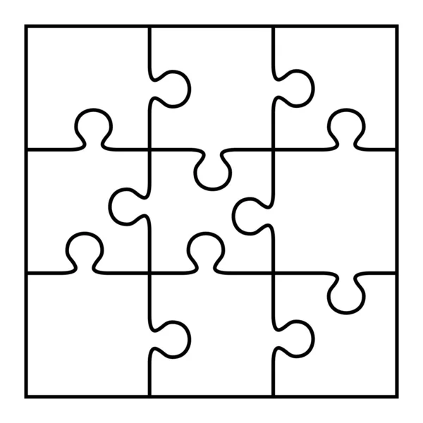 Vector puzzel achtergrond — Stockvector