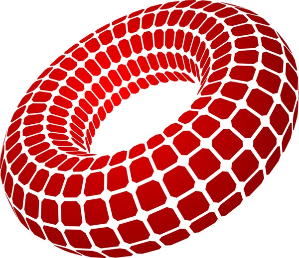 Abstra3d torus — стоковый вектор