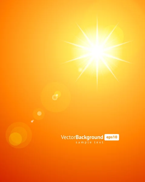 Sol luz vector fondo — Archivo Imágenes Vectoriales