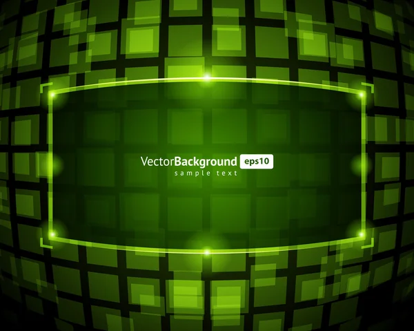 Abstracte technologie pleinen met lens flare vector achtergrond — Stockvector