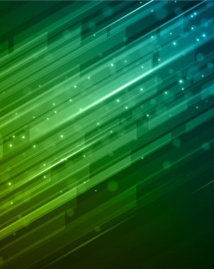 soyut 3d teknolojisi ile ışık vektör amaç hatları. EPS 10.