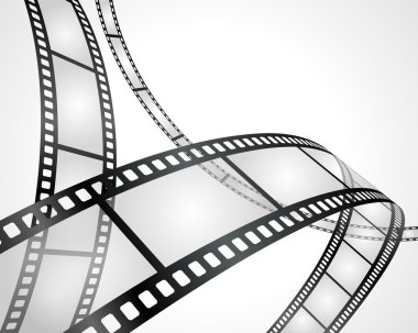 Film şeridi vektör arka plan