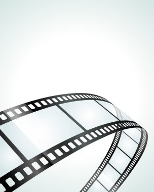 Film şeridi vektör arka plan