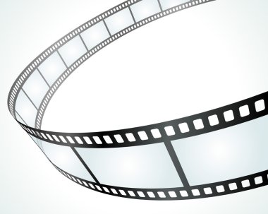 Film şeridi vektör arka plan