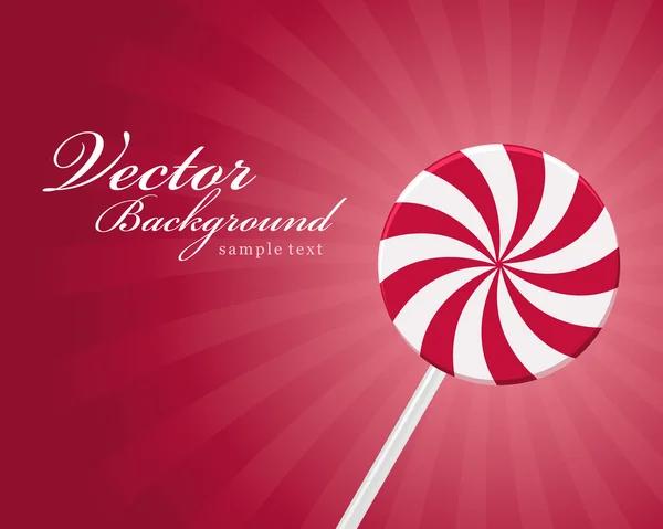 Vector land lollipop achtergrond — Stockvector