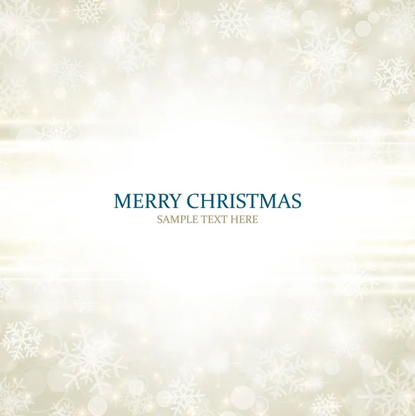 Kerstmis achtergrond sneeuwvlokken en lichte vector afbeelding. EPS 10. — Stockvector